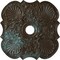 Ekena Millwork Flower Ceiling Medallion (Canopies up to 6 1/4"), 29"OD x 3 5/8"ID x 1 3/8"P, Bronze Blue Patina CM29FWBBS - alternate 1